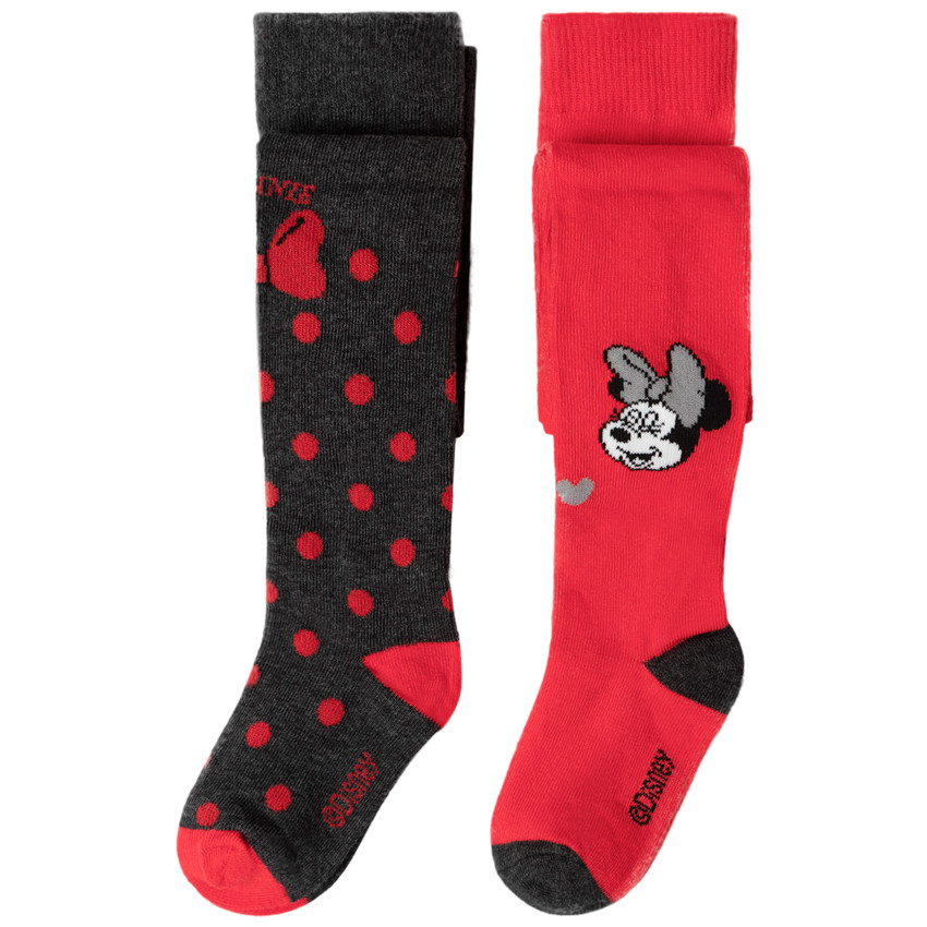Lot de 2 collants épais motif Minie Disney  Additional Lot de 2 collants épais motif Minie Disney