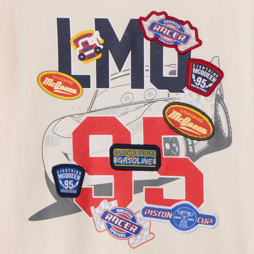 T-shirt manches longues uni Cars Disney pour garçon  