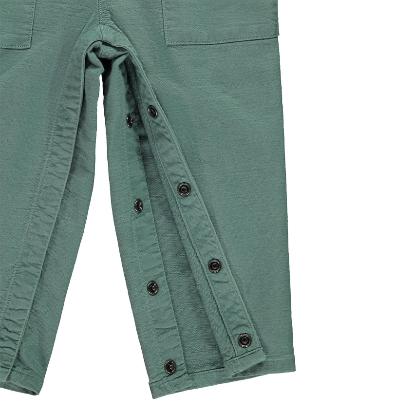 Σαλοπέτα μακριά μονόχρωμη με τσέπες για bebe αγόρι 