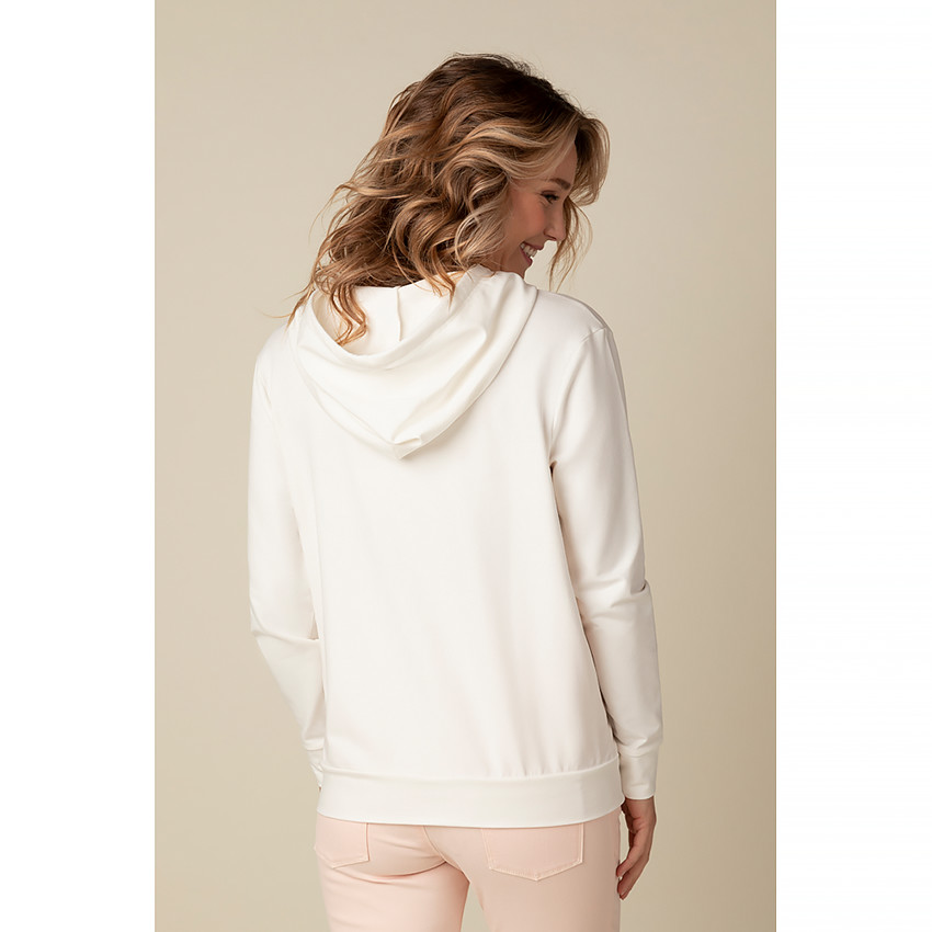 Sweat en molleton à capuche ave zip d'allaitement  Additional Sweat en molleton à capuche ave zip d'allaitement