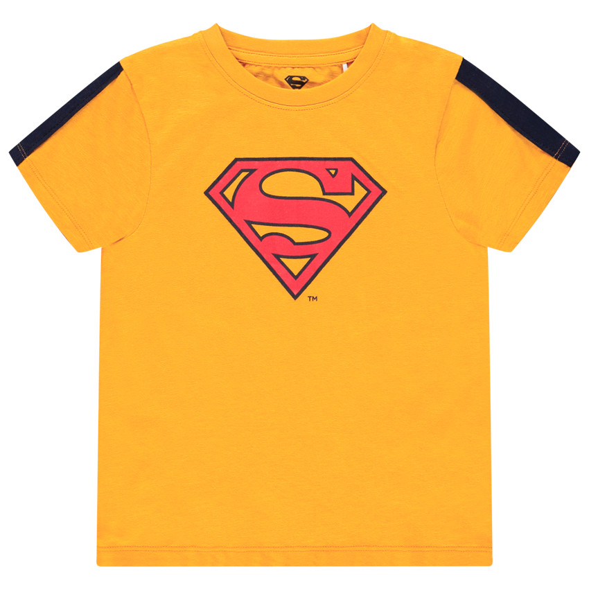 T-shirt κοντομάνικο με οργανικό βαμβάκι σχέδιο Superman για αγόρι Main T-shirt κοντομάνικο με οργανικό βαμβάκι σχέδιο Superman για αγόρι