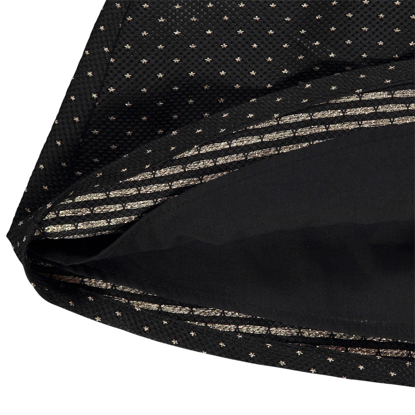 Φούστα σε jacquard με σχέδιο αστέρια lurex για κορίτσι 