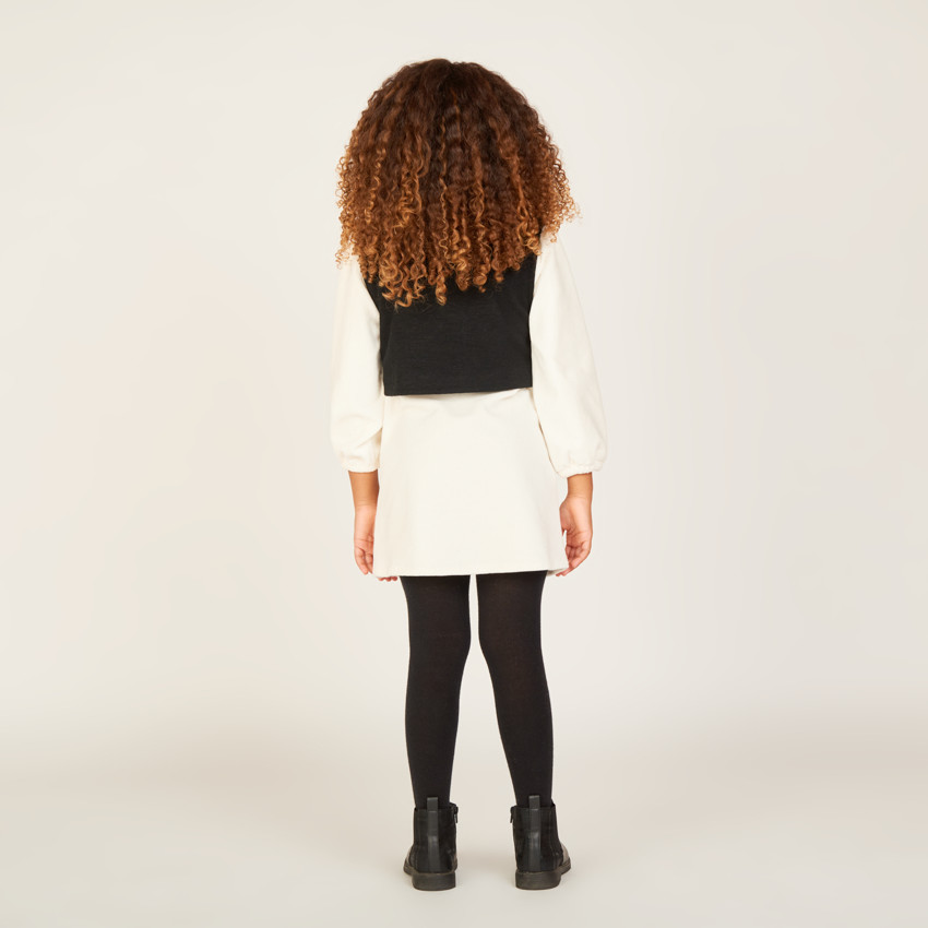 Φόρεμα πουκαμίσα με μακριά μανίκια 2 σε 1 για κορίτσι 