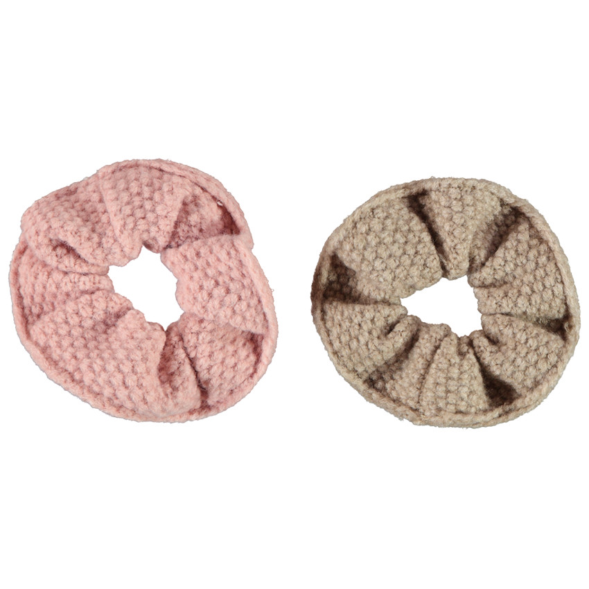 Lot de 2 chouchous en tricot pour fille 