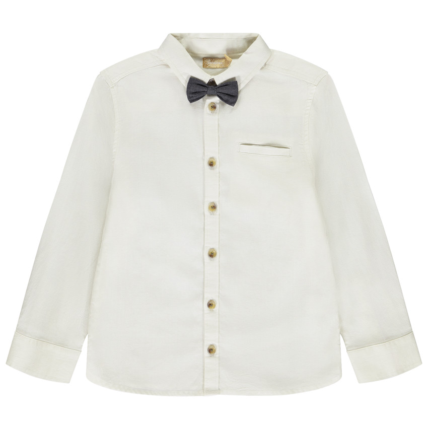 Πουκάμισο μακρυμάνικο με φιόγκο για αγόρι 