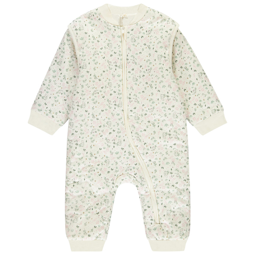 Πιτζάμα με σχέδιο και αφαιρούμενα μανίκια για bebe κορίτσι 