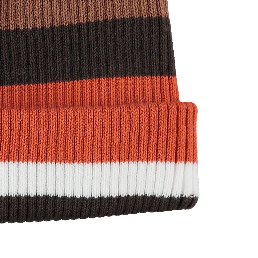 Πλεκτός ριγέ σκούφος 