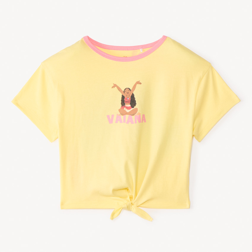 T-shirt με κοντά μανίκια με σχέδιο Vaiana Disney κορίτσι 