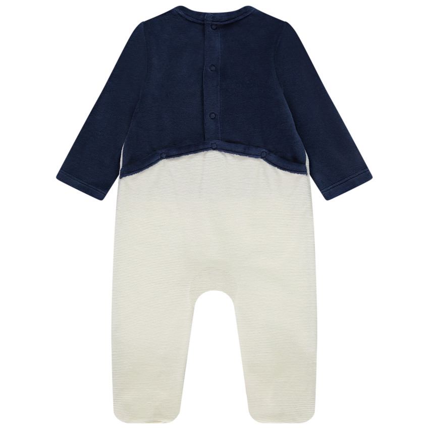 Φορμάκι αρκουδάκι από βελουτέ φαντασία για μωρό 