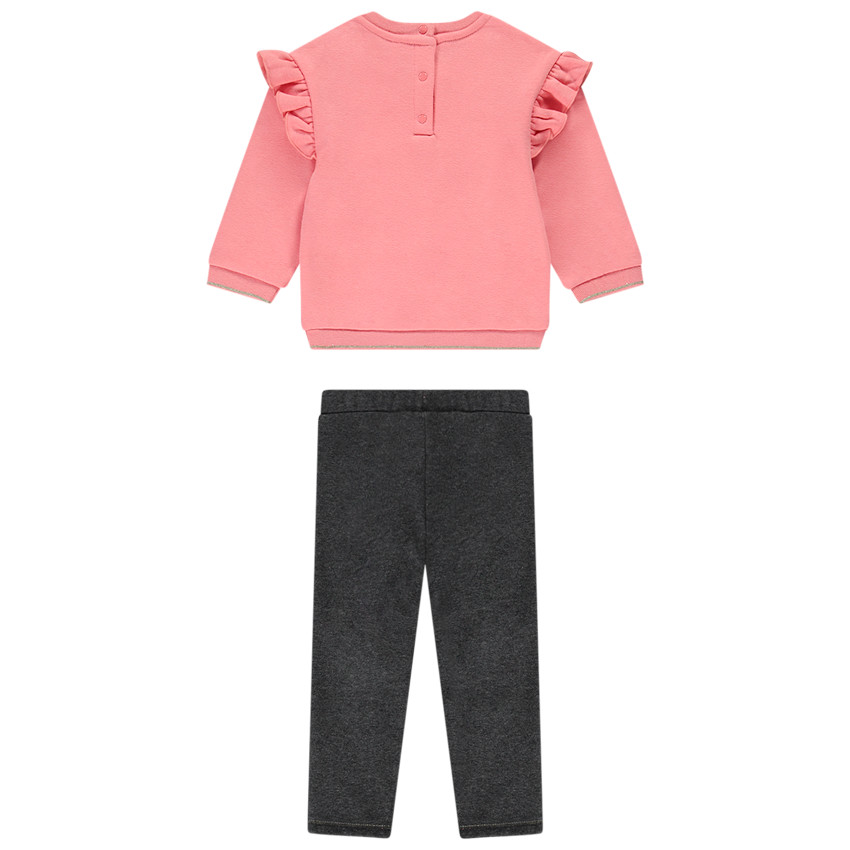 Σετ jogging 2 τεμαχίων print φαντασία για bebe κορίτσι 