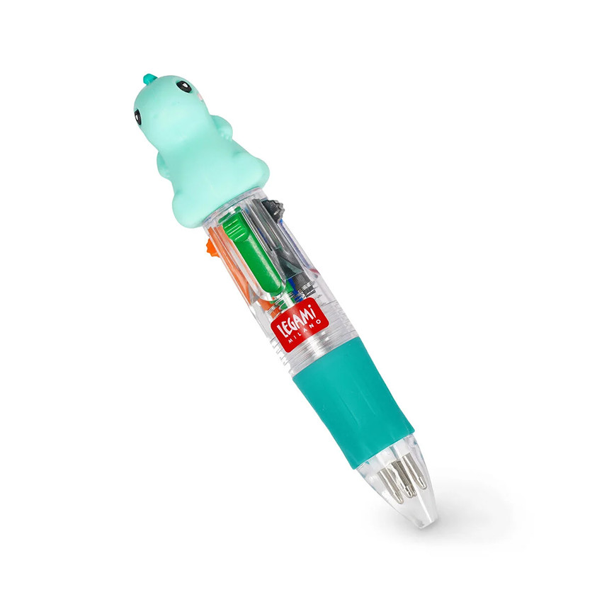 Μίνι Στυλό Dino - Μαγικό Ουράνιο Τόξο 4 Χρωμάτων 