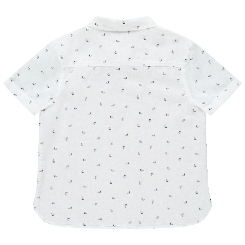 Πουκάμισο κοντομάνικο με σχέδια ιστιοπλοικά 