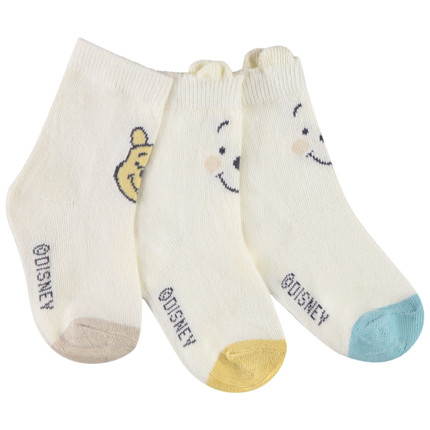 Lot de 3 paires de chaussettes Winnie Disney pour bébé garçon  Additional Lot de 3 paires de chaussettes Winnie Disney pour bébé garçon