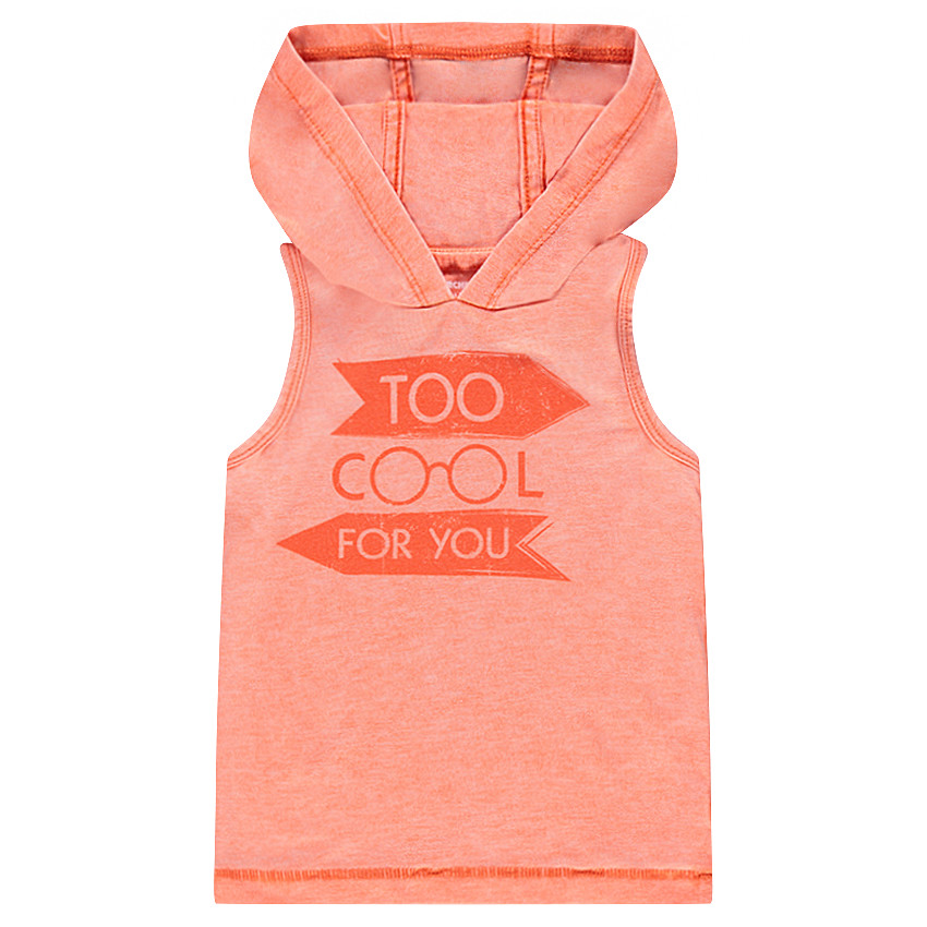 Αμάνικο με κουκούλα 