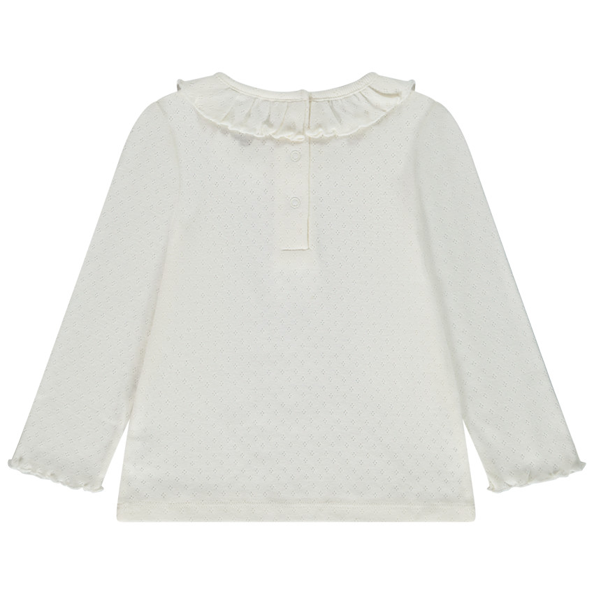 T-shirt μακρυμάνικο από διχτυωτό πλέγμα για bebe κορίτσι 