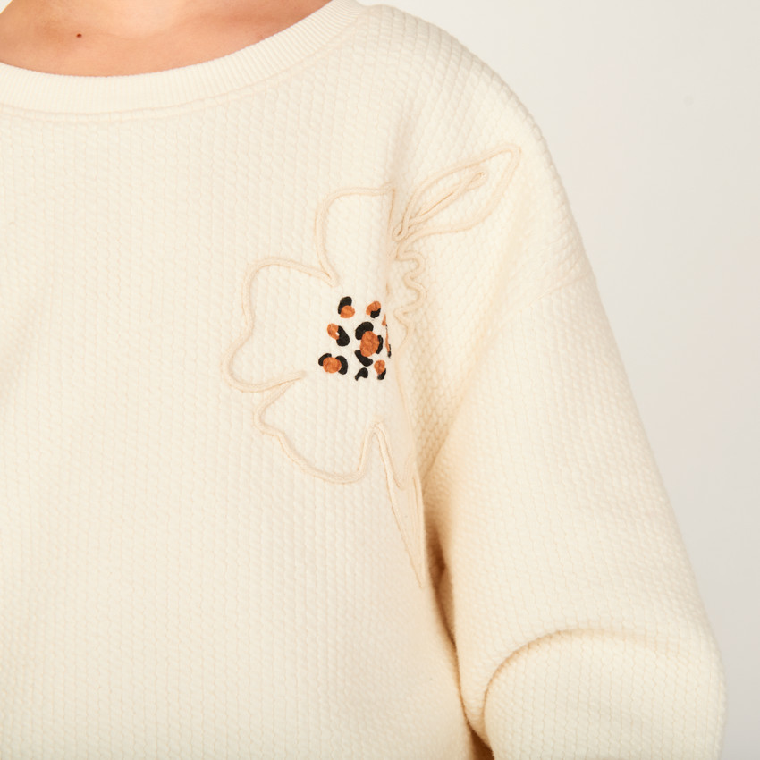 « Oversized φούτερ κοριτσιών με κορδόνια » 