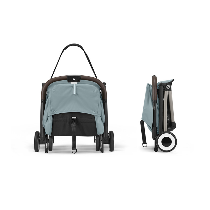 Καρότσι ultra-compact Orfeo ταμπά/θολό μπλε 