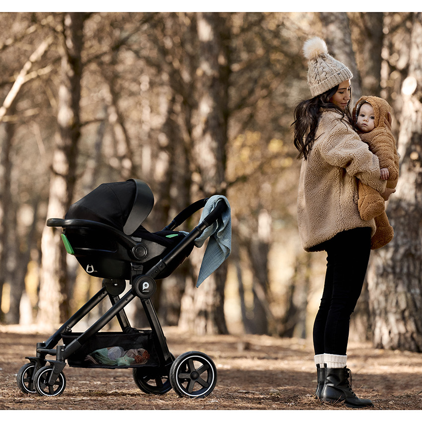 Καρότσι duo Théa 2 σε 1 χακί/μαύρο 