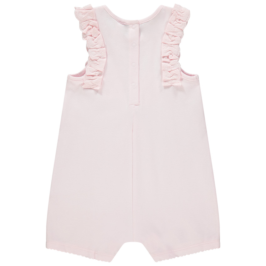 Combi κοντό με φρούτα σχέδια και βολάν 