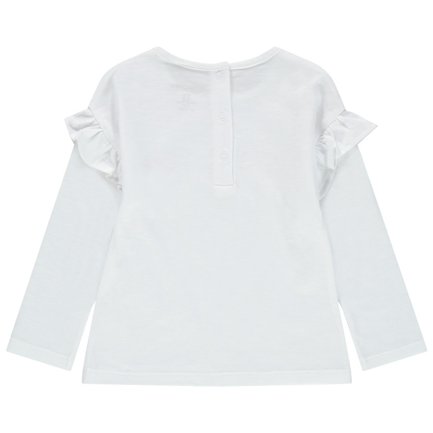 Μακρυμάνικη μπλούζα από βιολογικό βαμβάκι με τυπωμένο μήνυμα 