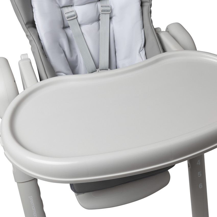 Πολυλειτουργική ρυθμιζόμενη καρέκλα φαγητού Harper γκρι 