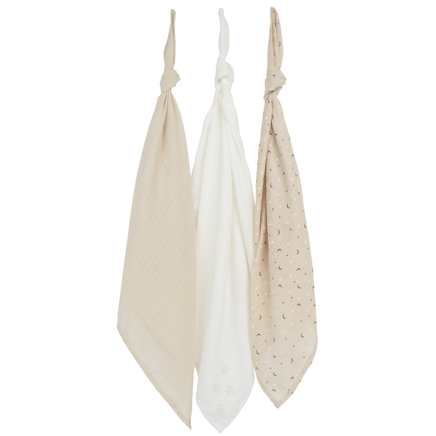 Σετ 3 γάζες 70 x 70 cm Mon Petit Chat 