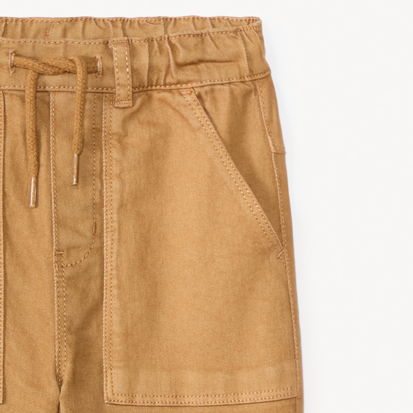 Jean doublé à grandes poches pour bébé garçon 