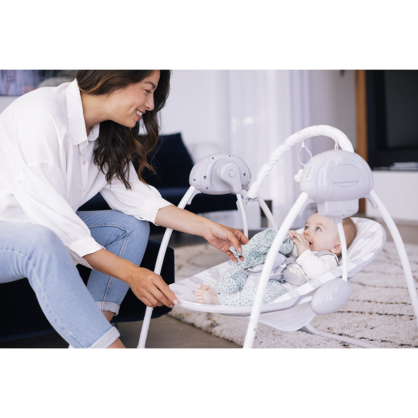 Ηλεκτρική κούνια Nuage - Γκρι/Λευκό 