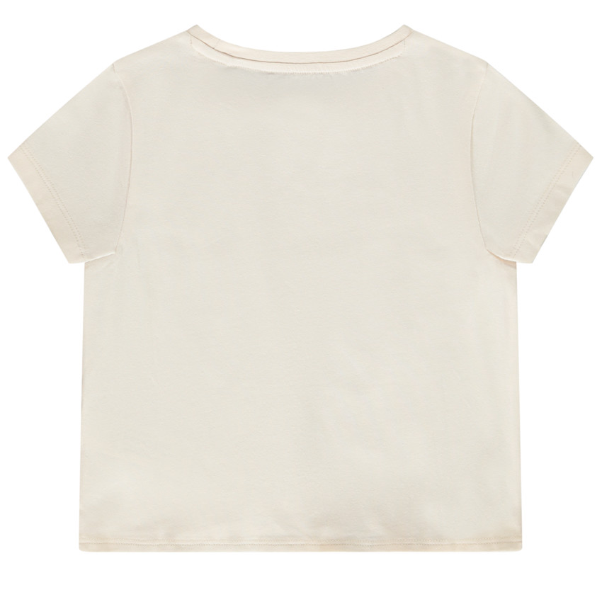 T-shirt κοντομάνικο με κόμπο και σχέδιο glitter Nala Disney κορίτσι 
