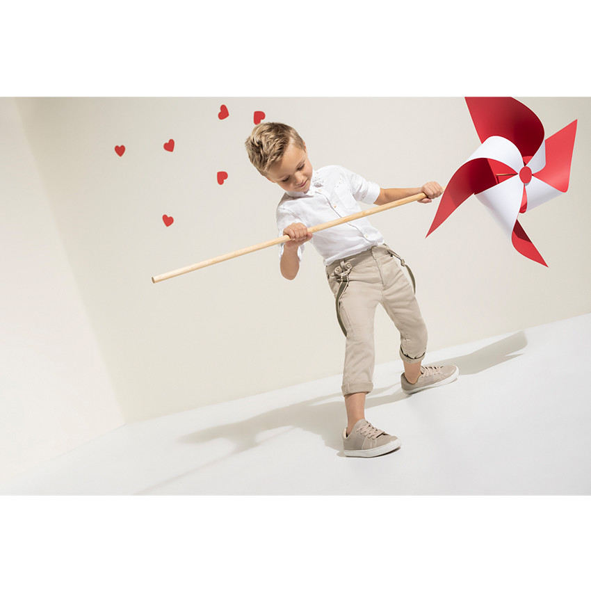 Μακρυμάνικο πουκάμισο με αφαιρούμενο παπιγιόν  Additional Μακρυμάνικο πουκάμισο με αφαιρούμενο παπιγιόν