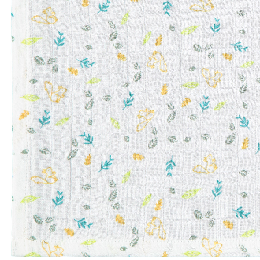 Lot de 3 langes en gaze de coton garçon  Additional Lot de 3 langes en gaze de coton garçon