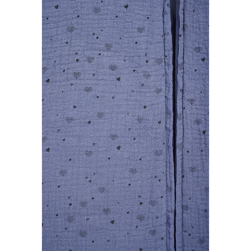 Υπνόσακος TOG 2 imprimé cœurs σε βαμβακερή γάζα 