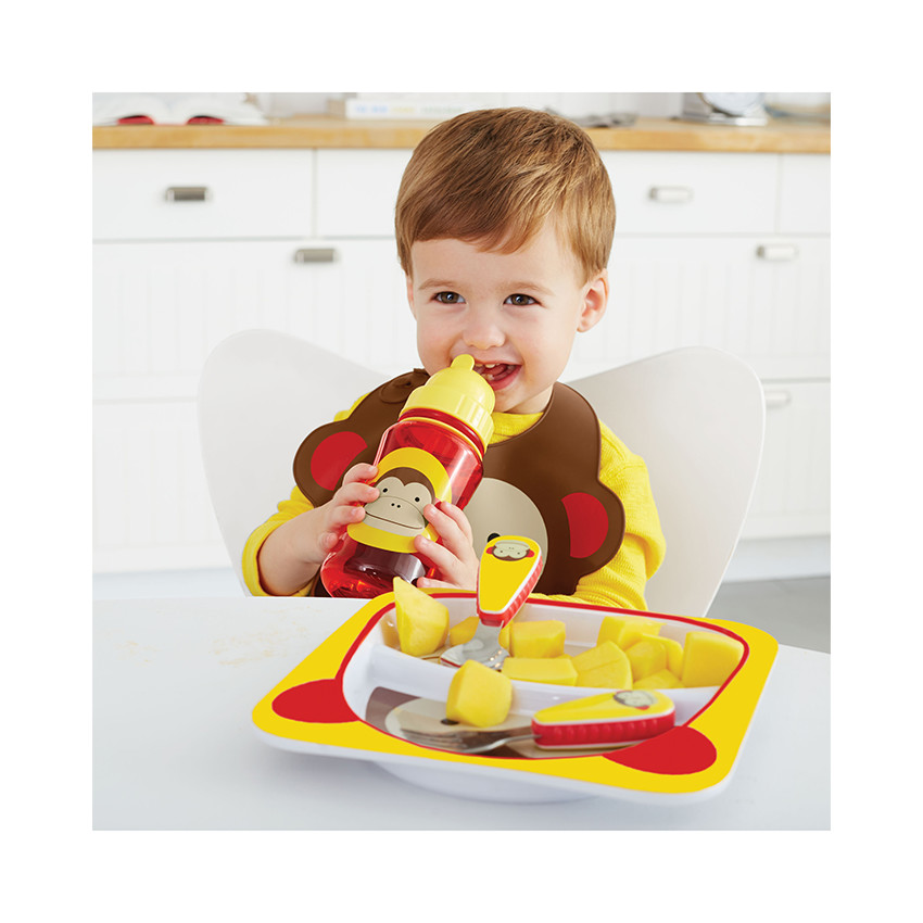 Σαλιάρα Σιλικόνης Zoo Μαϊμού 