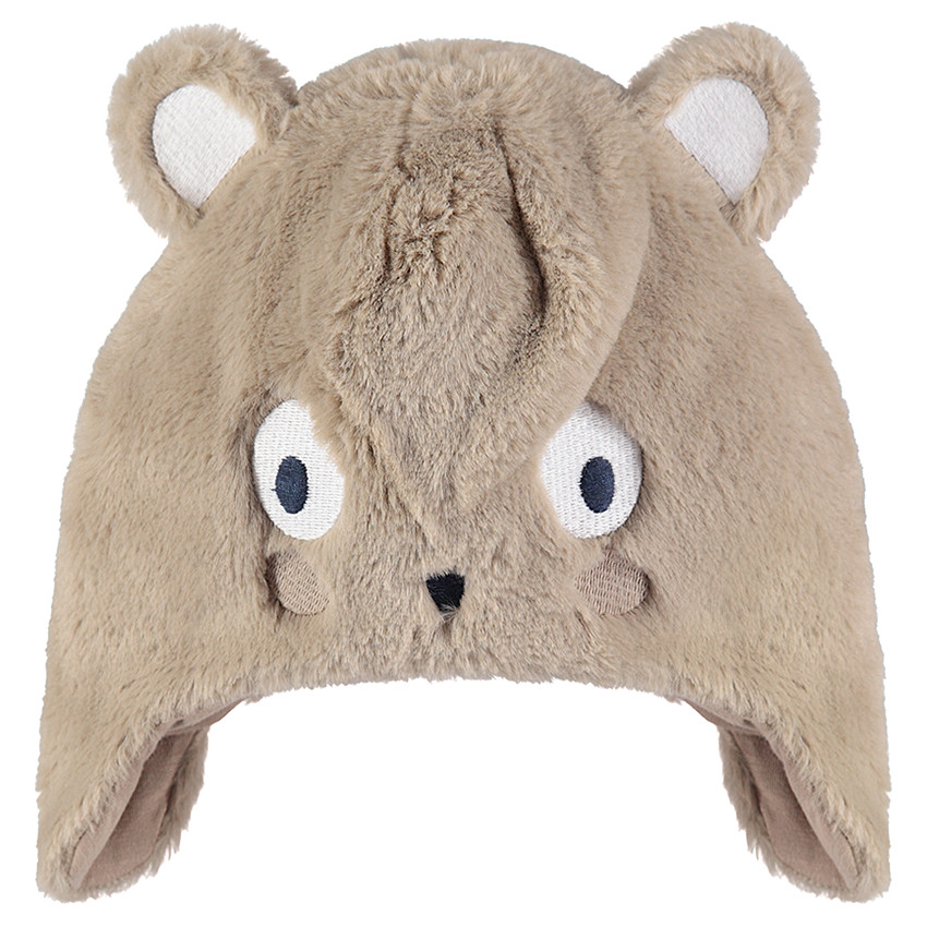 Σκούφος από sherpa σε σχήμα αρκούδας με επένδυση από sherpa 