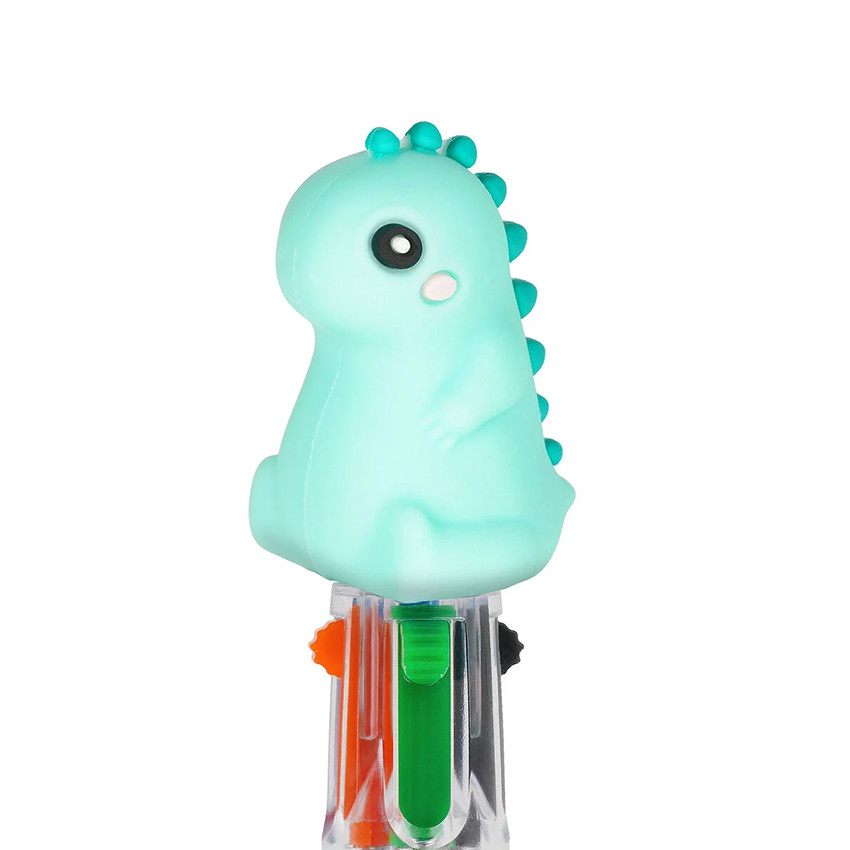 Μίνι Στυλό Dino - Μαγικό Ουράνιο Τόξο 4 Χρωμάτων 