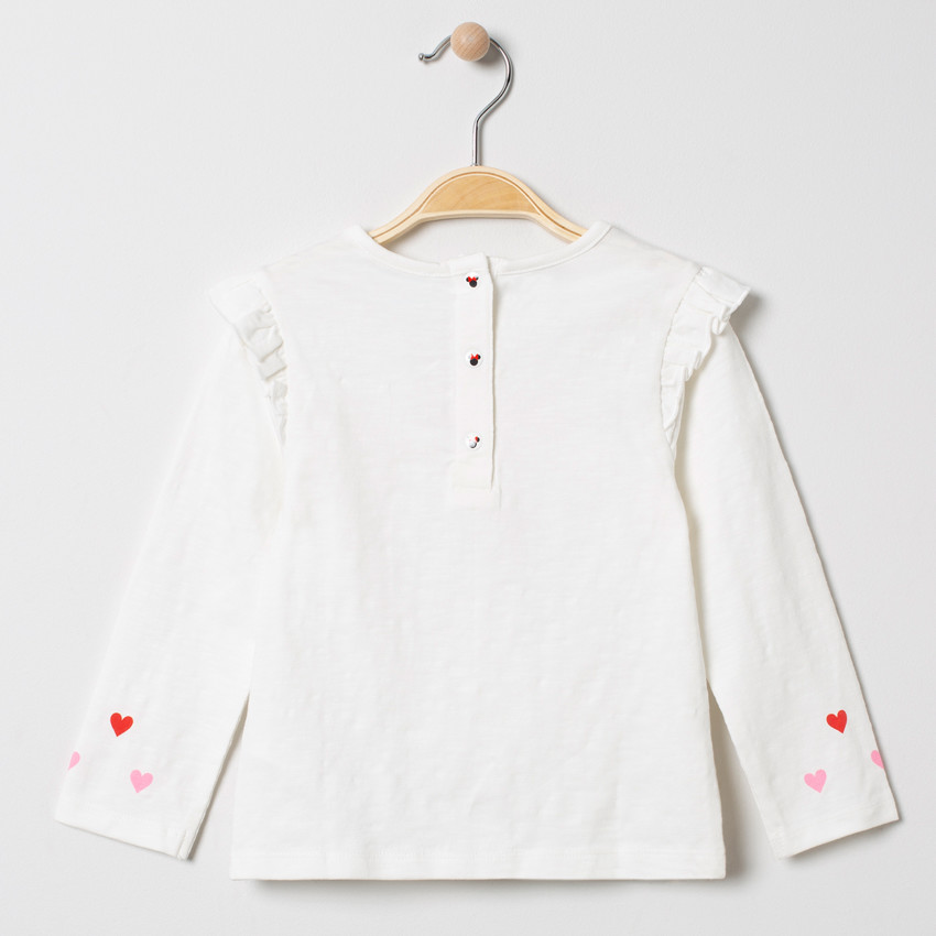 T-shirt manches longues print Mickey et Minnie Disney 
