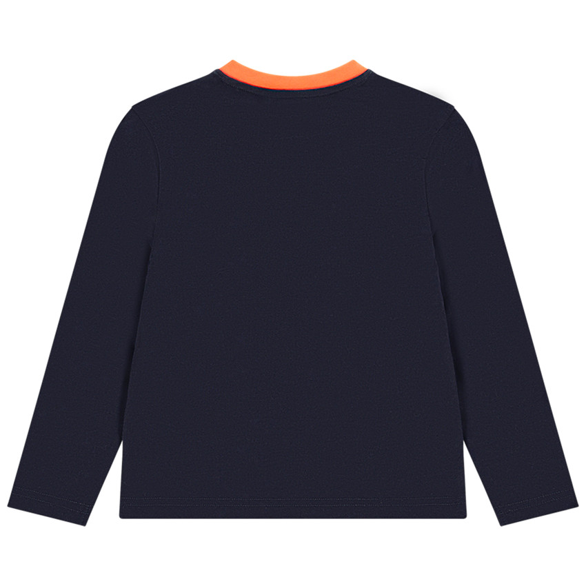 T-shirt μακρυμάνικο βαμβακερό με σχέδιο για αγόρι 