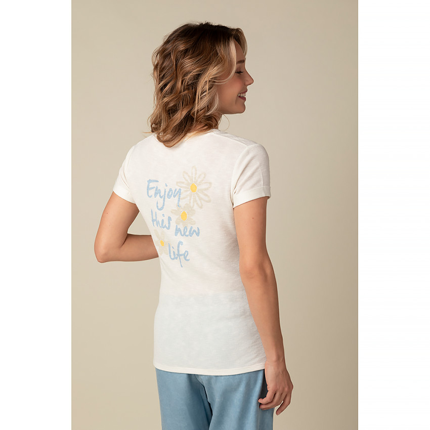 T-shirt manches courtes avec print 