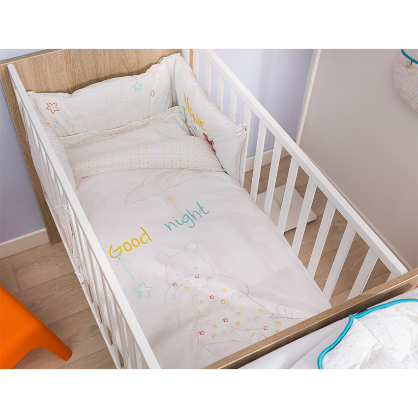 Σετ κρεβατιού με παπλωματοθήκη και μαξιλαροθήκη Disney Winnie 