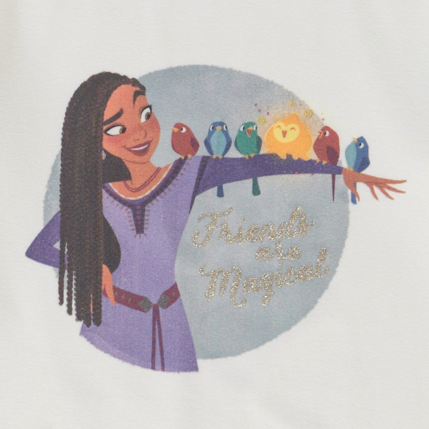 T-shirt μακρυμάνικο από jersey print Wish Disney για κορίτσι 