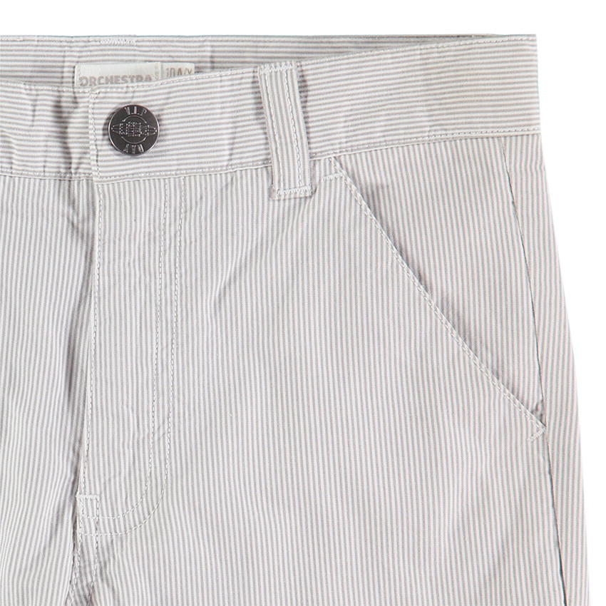 Παιδικά - Βαμβακερή βερμούδα με λεπτές ρίγες 