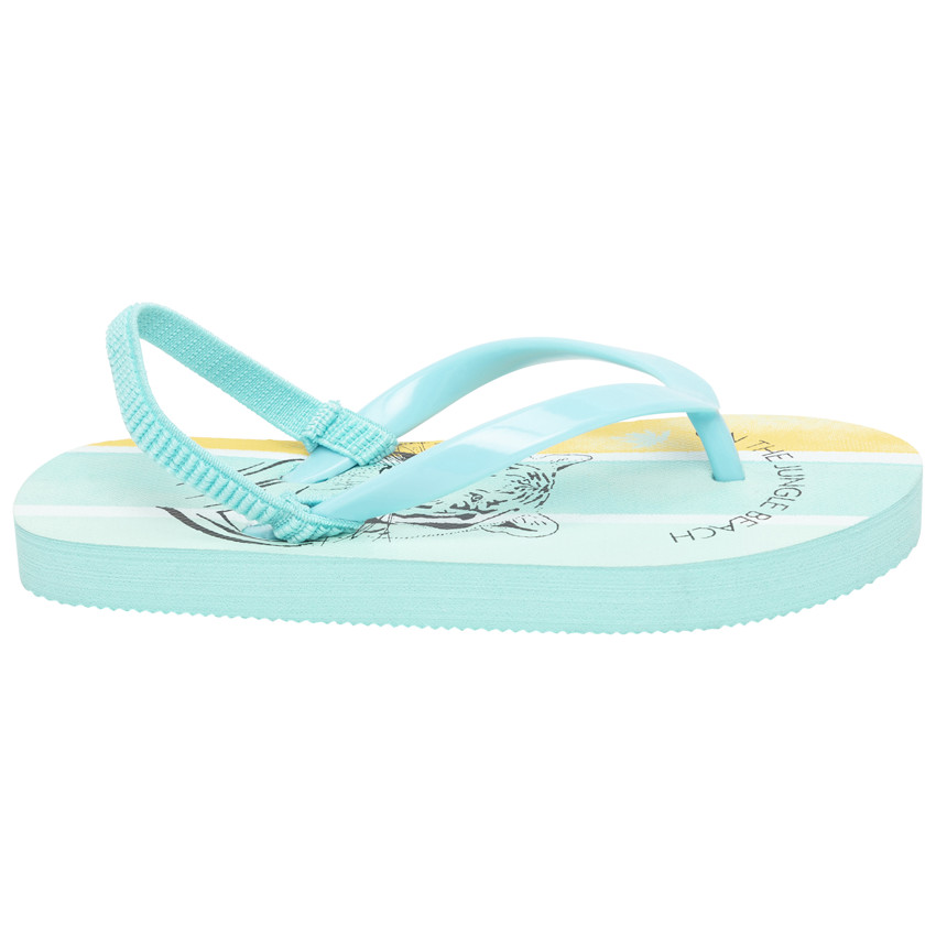 Tongs print tigre pour garçon avec lanière selon l'âge 