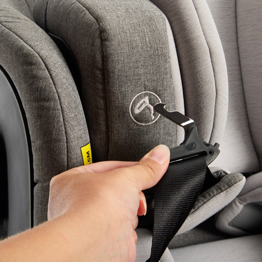 Κάθισμα αυτοκινήτου περιστρεφόμενο i-Size 40-150 cm P4One Xelium γκρι 