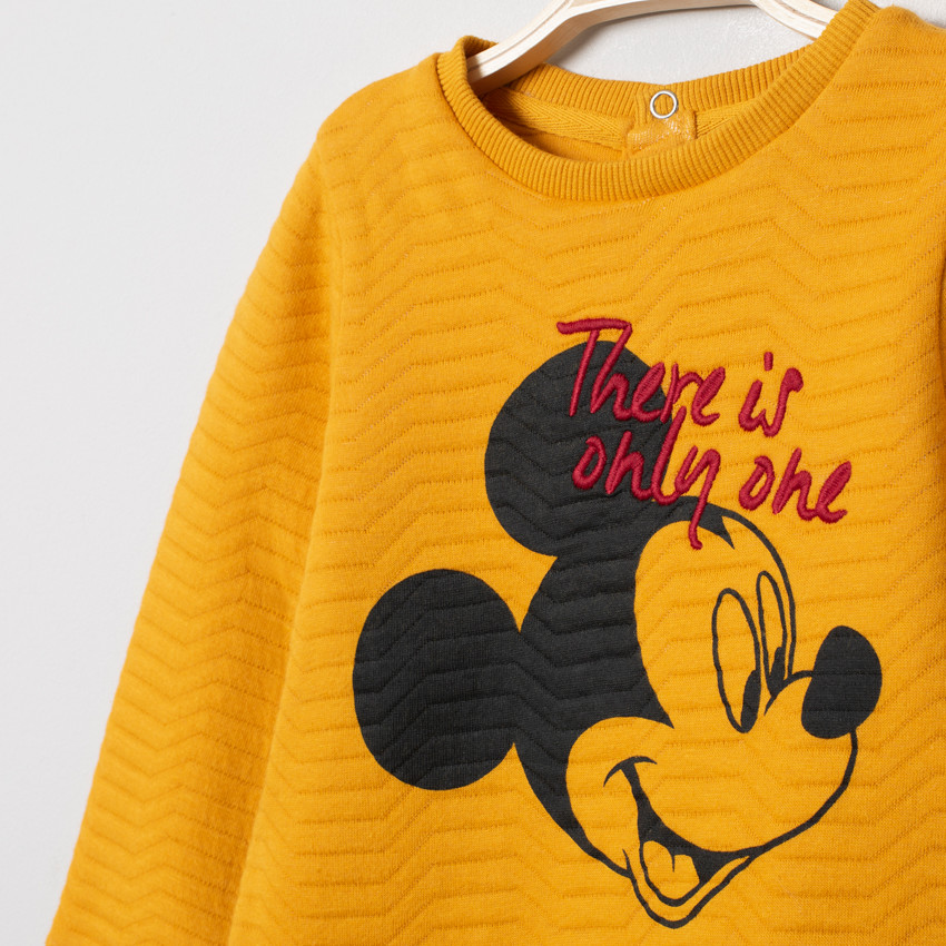 Sweat en molleton fantaisie print Mickey Disney 