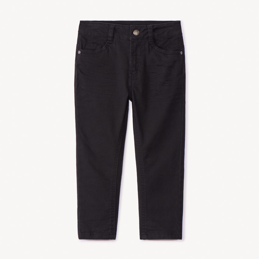 Slim παντελόνι από twill με εφέ crinkle αγόρι 