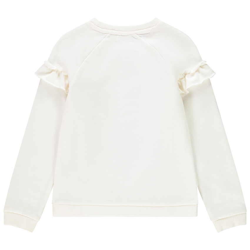 Φούτερ molleton σχέδιο πρόσωπο για κορίτσι 