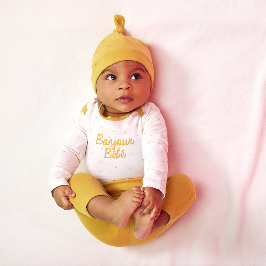 Σετ από 2 σύνολα 3 τμχ. από jersey για μωρό 