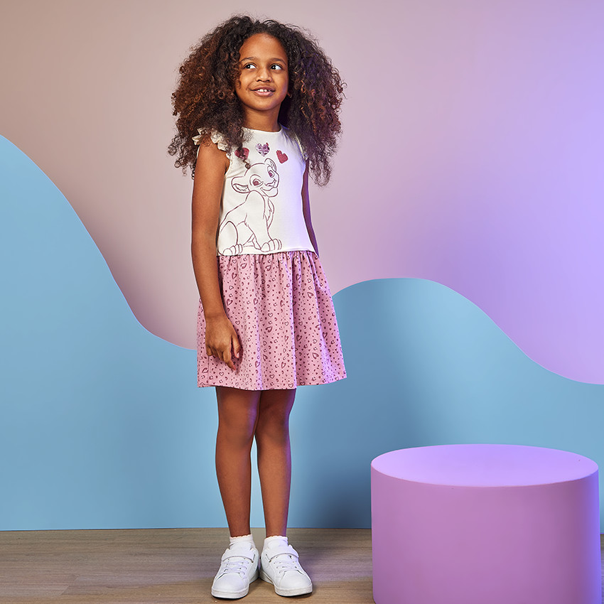 Φόρεμα effet 2-σε-1 Nala Disney με μαγικές παγιέτες για κορίτσι 