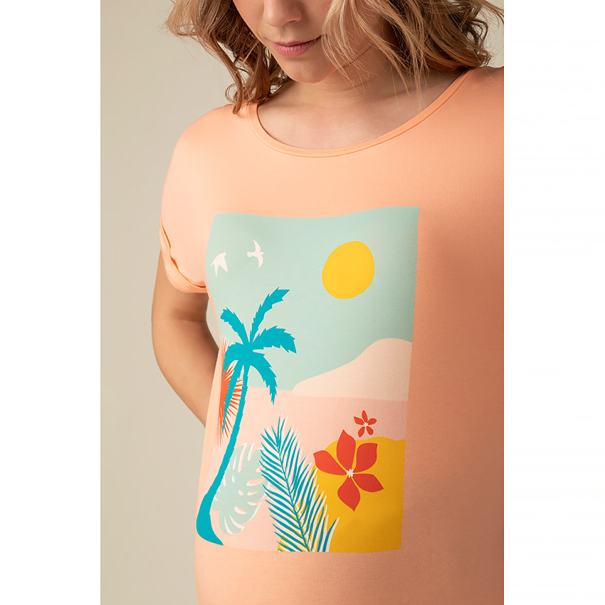 T-shirt manches courtes de grossesse 