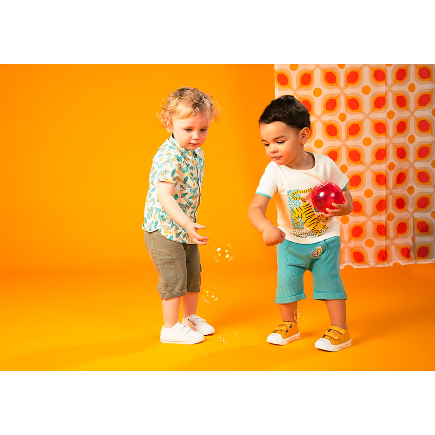 Σετ Πουκάμισο κοντομάνικο με σχέδιο jungle + Βερμούδα για bebe αγόρι  Additional Σετ Πουκάμισο κοντομάνικο με σχέδιο jungle + Βερμούδα για bebe αγόρι